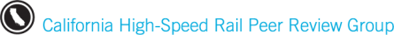 California High Speed Rail Peer Review Group Logo